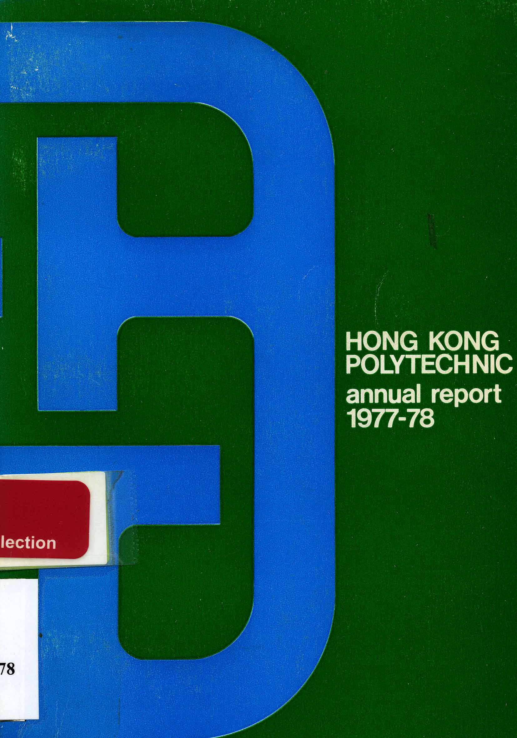 Hong Kong Polytechnic Annual Report 1977/78