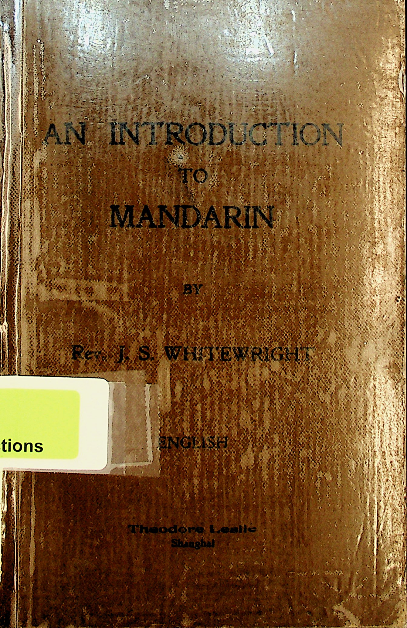 An introduction to Mandarin