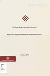 Annual report on language enhancement programmes 2011/12