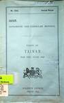 Japan : report for the year 1898 on the trade of the consular district of Tainan (South Formosa)