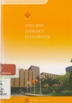 Library handbook. Undergraduate students [2002/2003]