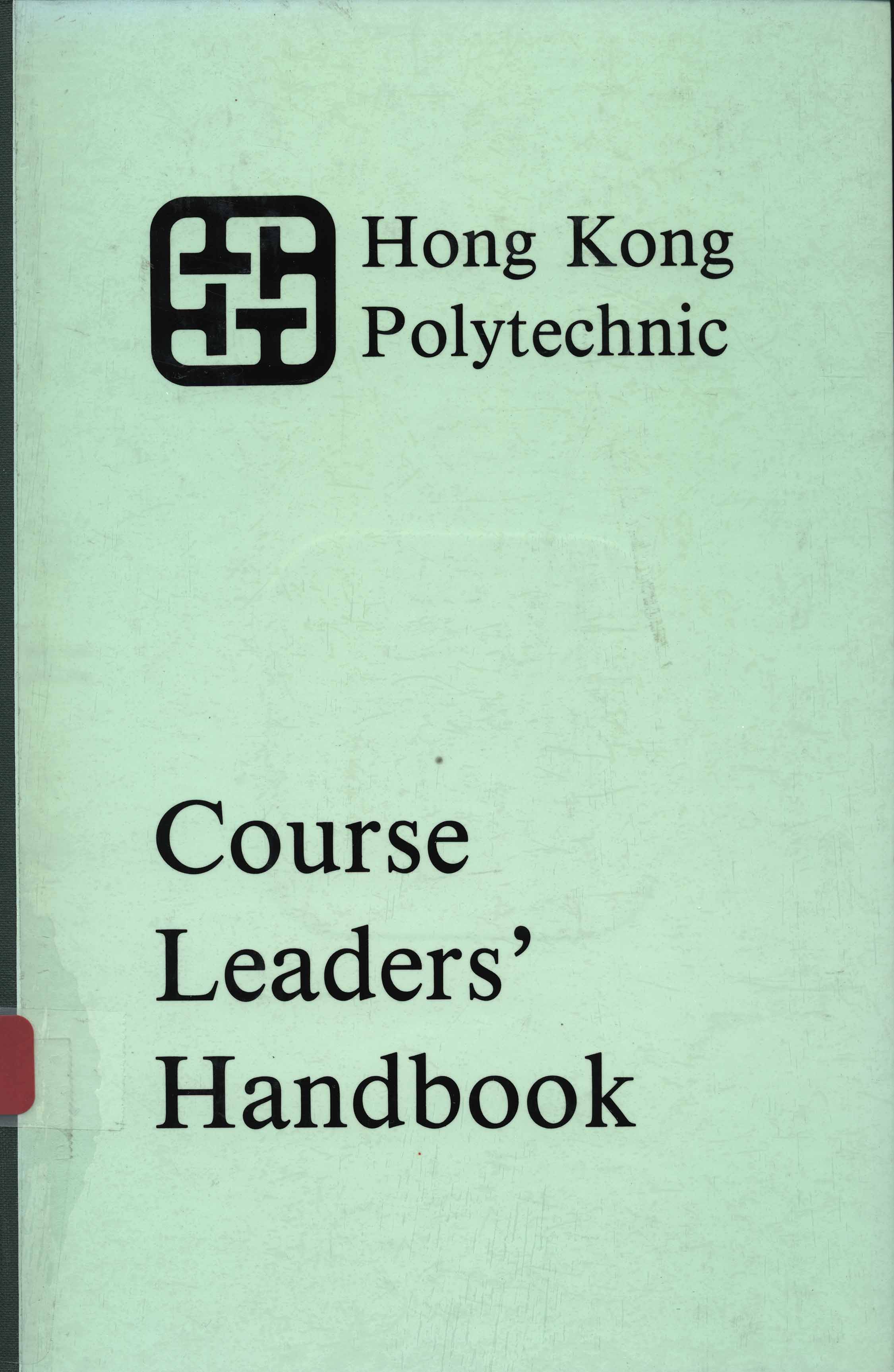 Course leaders' handbook [1989]
