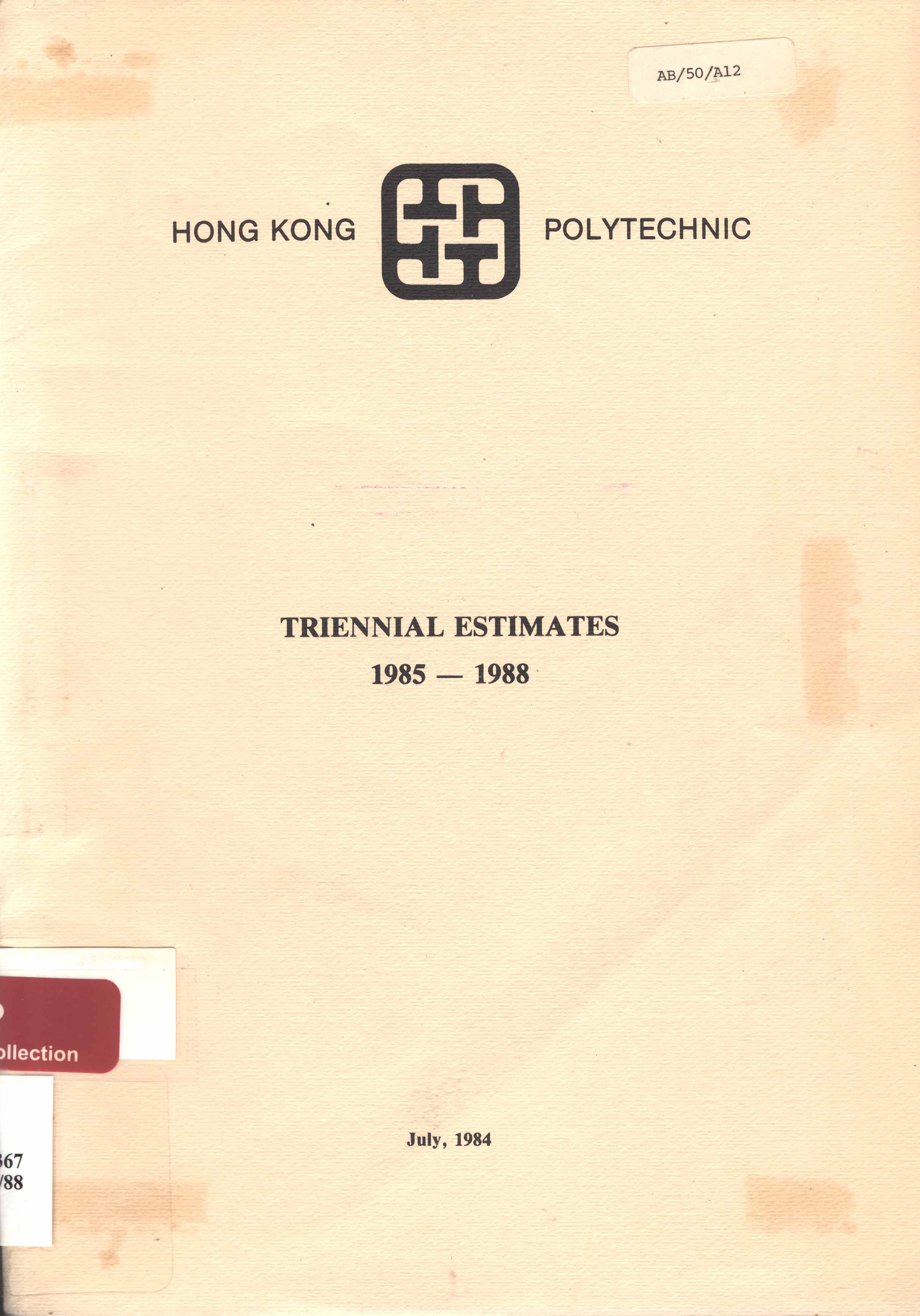 Triennial estimates 1985-1988