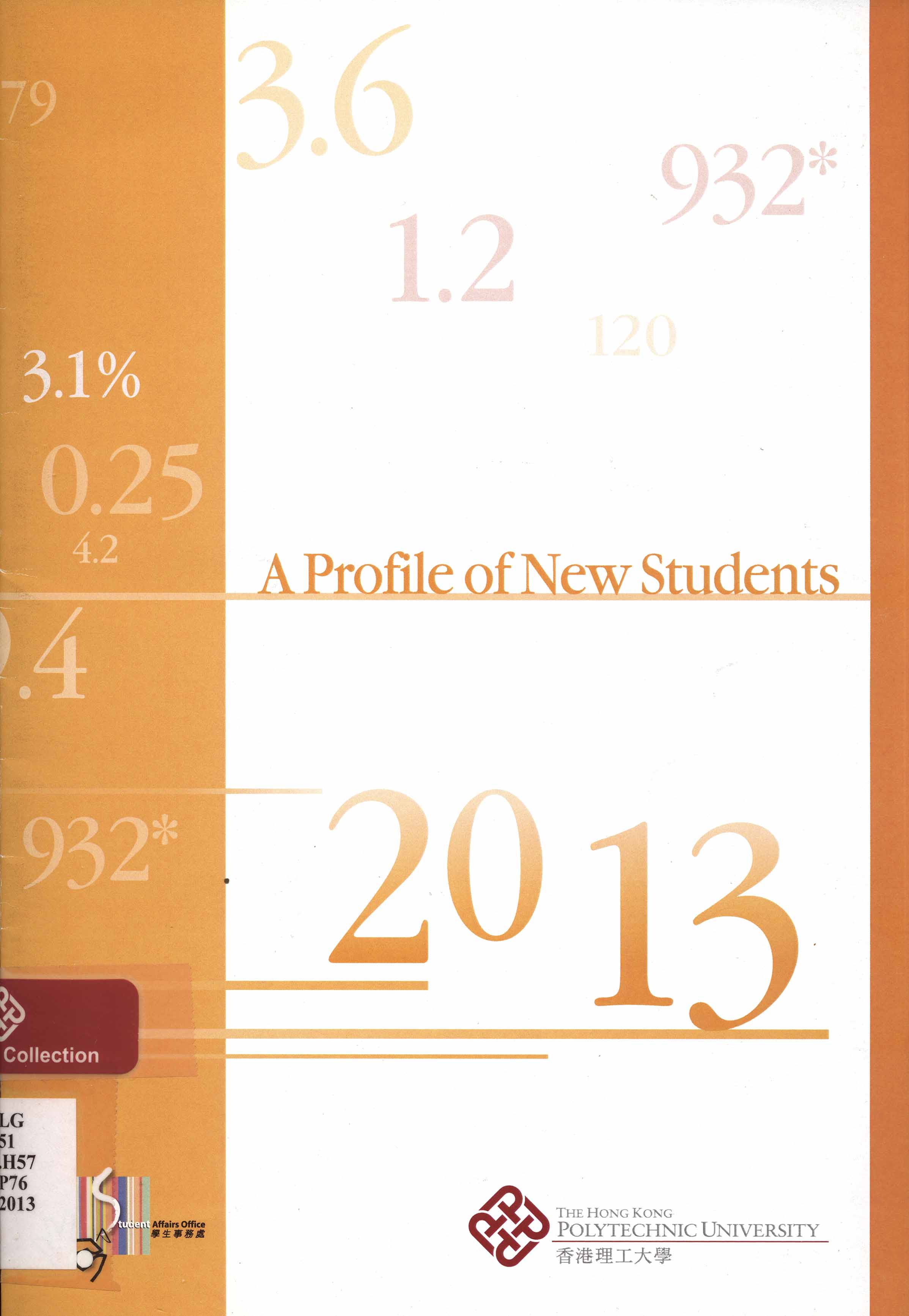A Profile of new students [2013]