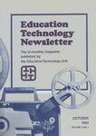 Education technology newsletter v.2 [Oct 1981 - Jun 1984]