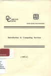 Introduction to computing services [1993-4]