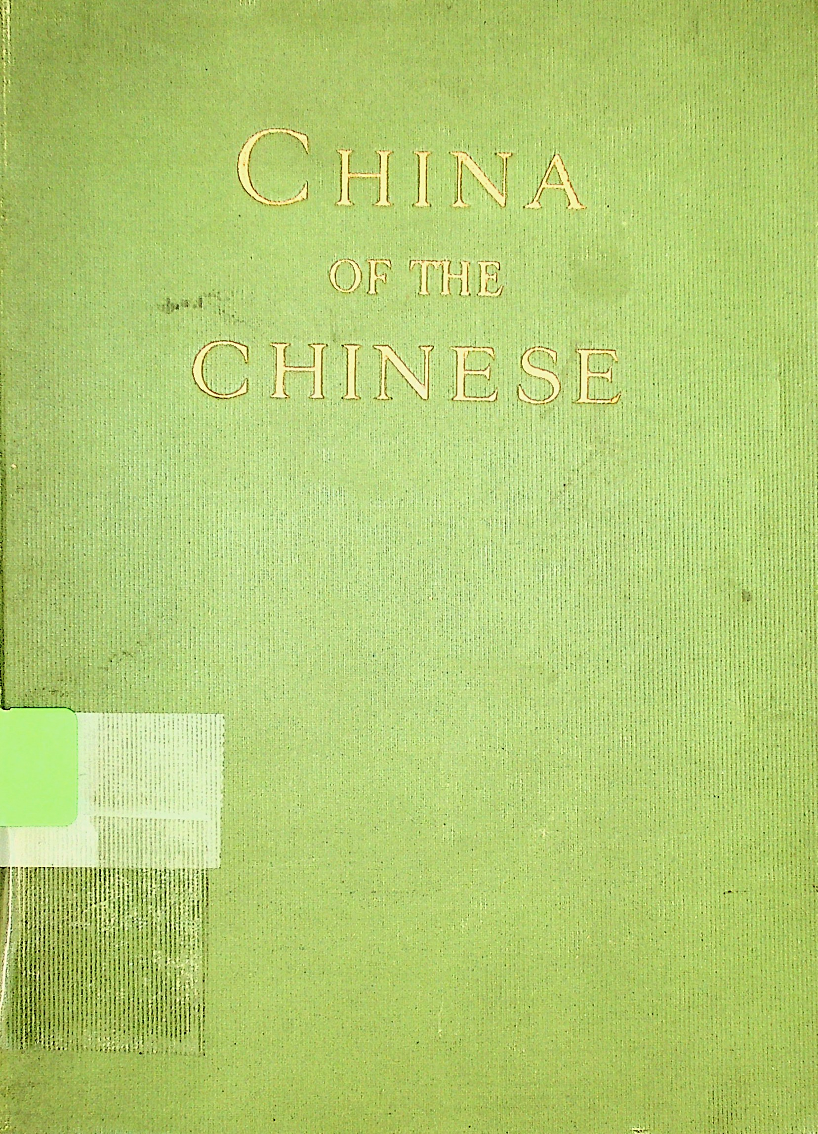 China of the Chinese