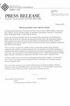 Press release [2001]