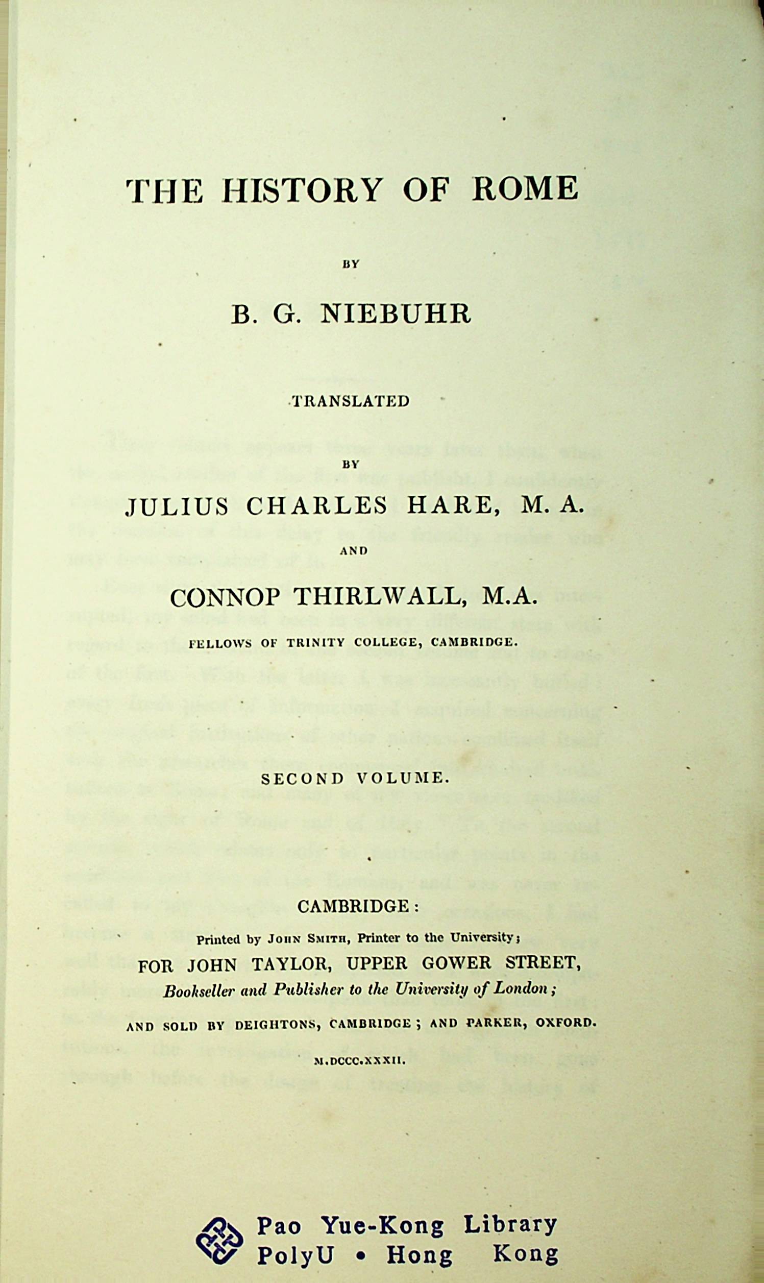 The history of Rome. Volume 2