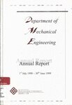 Hong Kong Polytechnic University. Dept. of Mechanical Engineering - Annual report 1st July 1998 ~ 30th June 1999