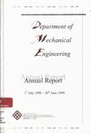 Hong Kong Polytechnic University. Dept. of Mechanical Engineering - Annual report [1998 - 1999]