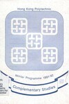 Complementary studies winter programme 1991-92