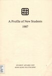 A Profile of new students [1987]