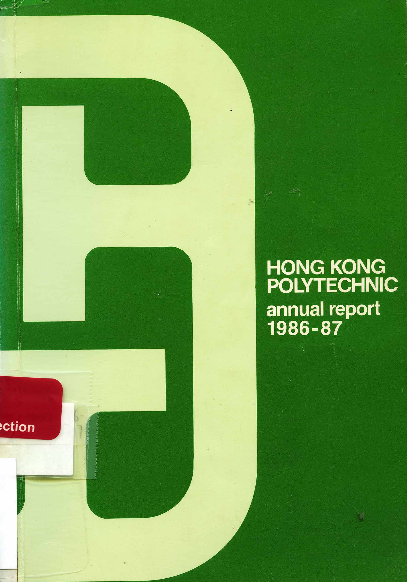 Hong Kong Polytechnic Annual Report 1986/87