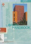Library handbook for staff [2001/2002]