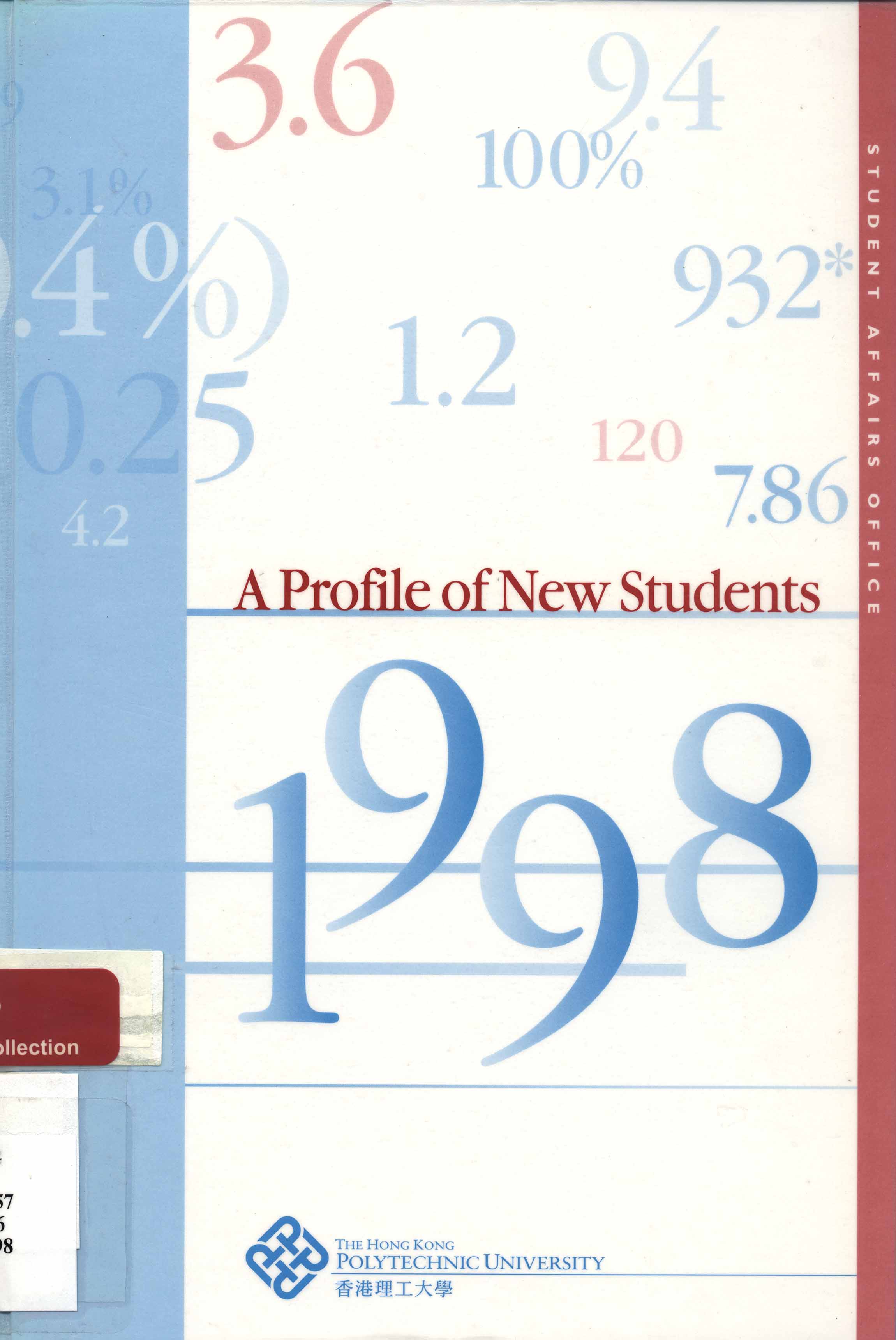A Profile of new students [1998]