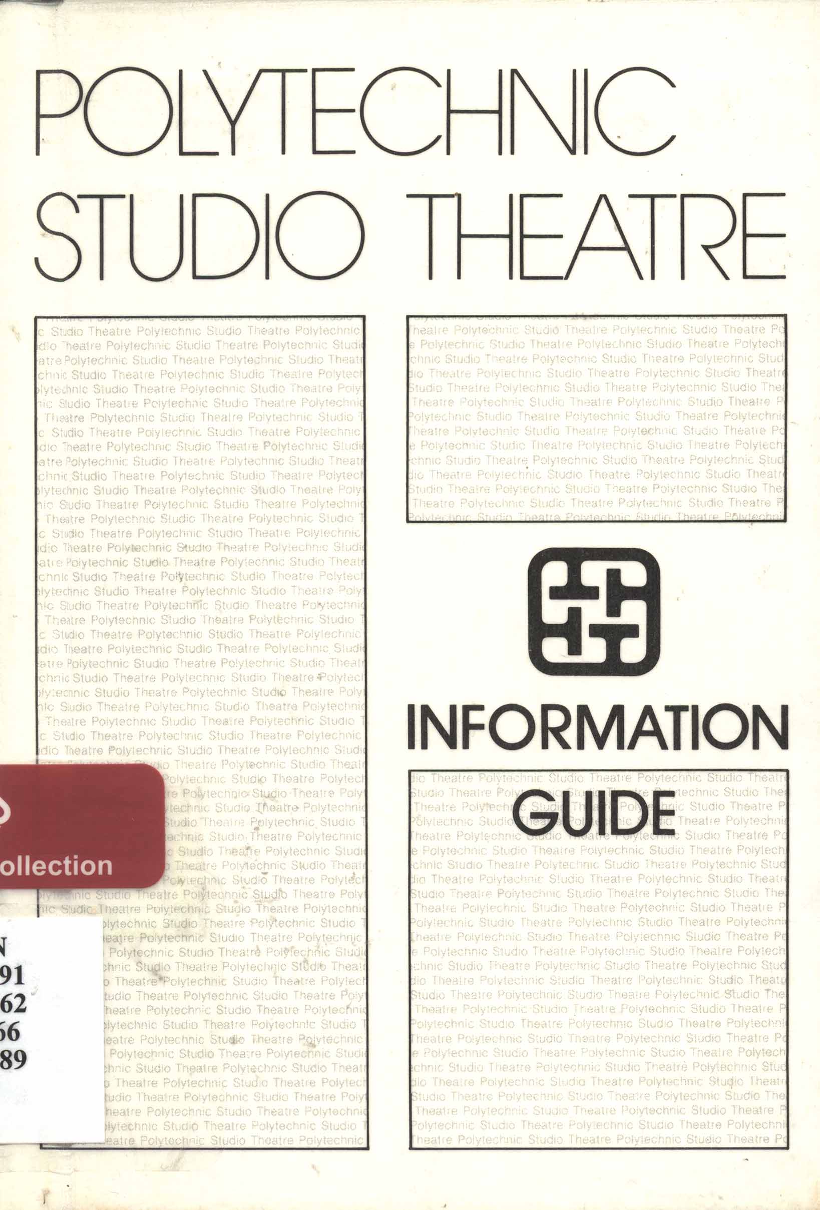 Polytechnic Studio Theatre : information guide [1989]