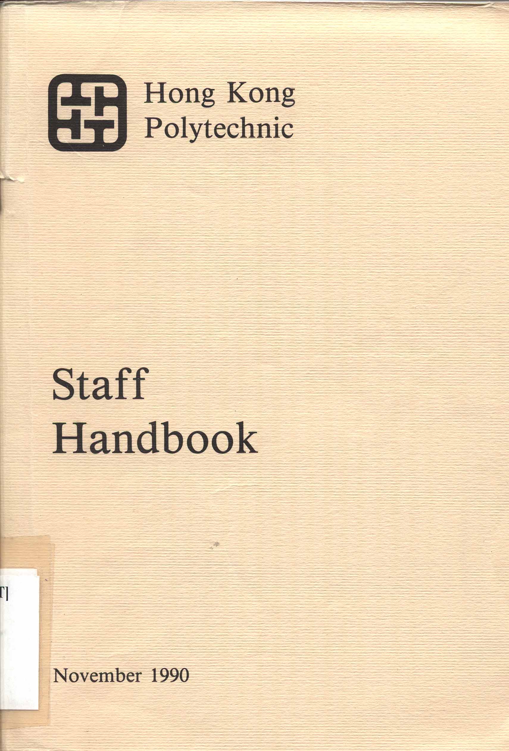 Staff handbook. Nov. 1990