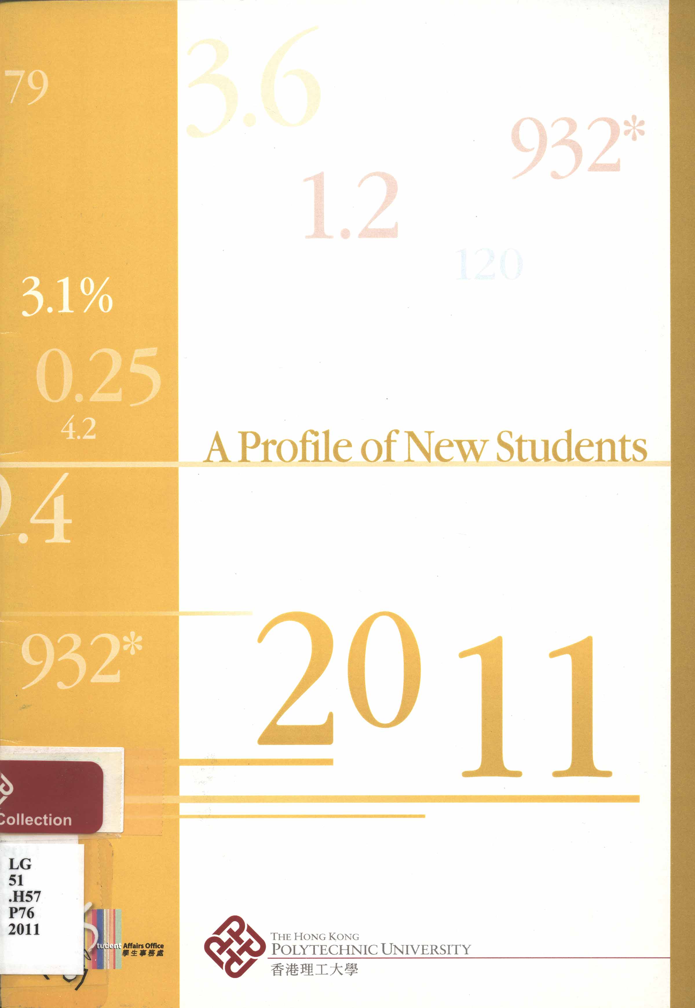 A Profile of new students [2011]