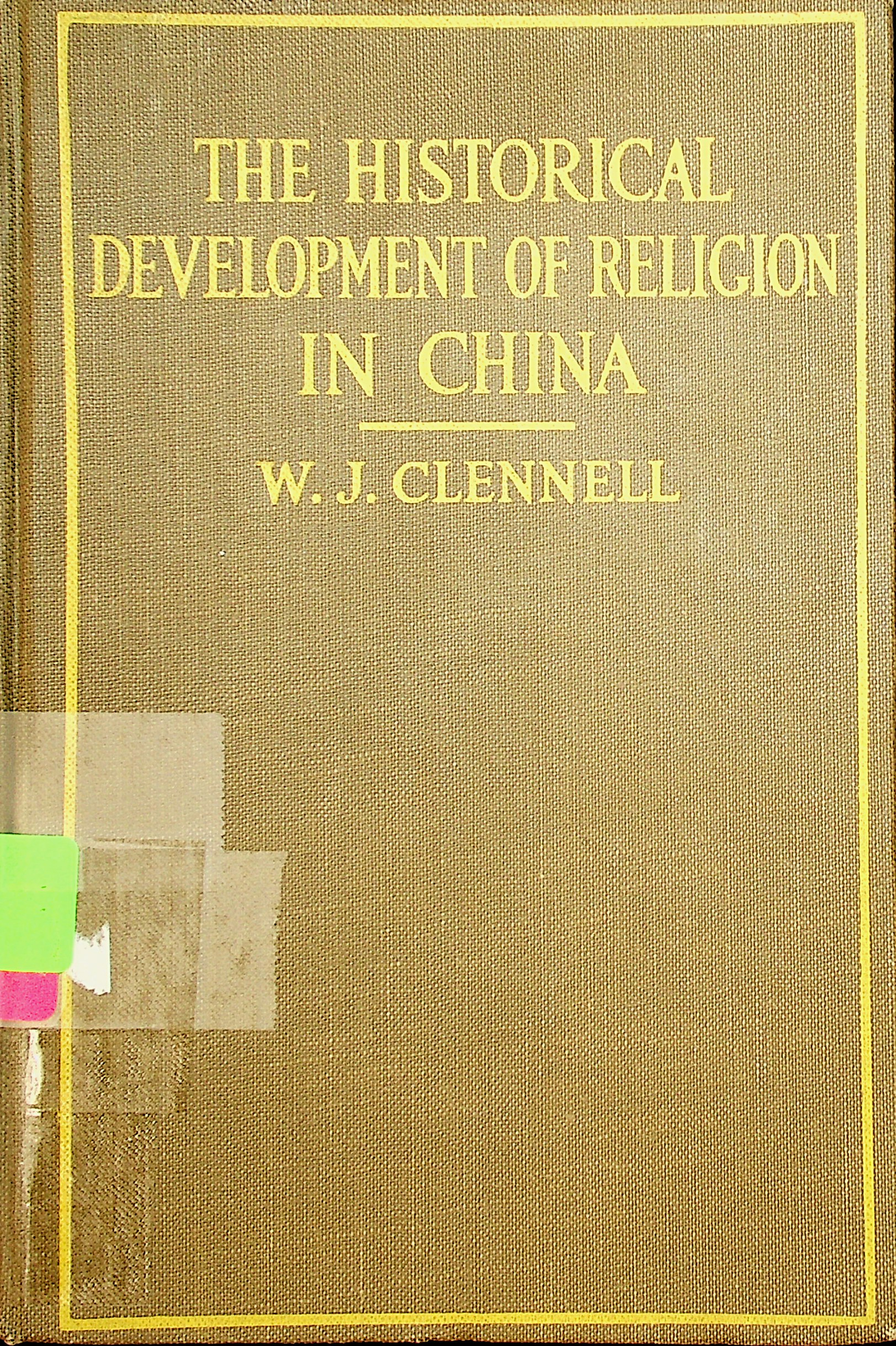 The historical development of religion in China 