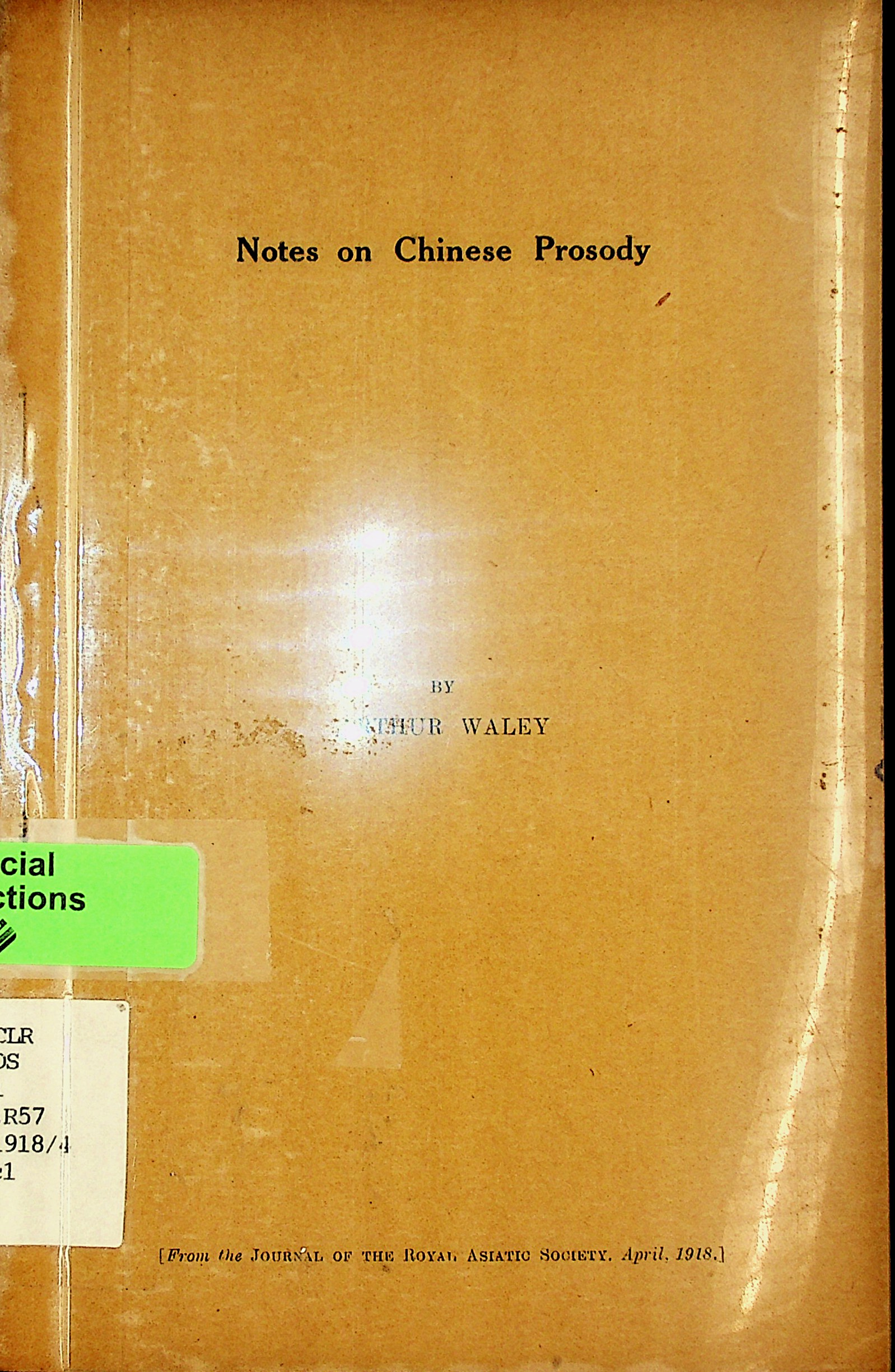 Notes on Chinese prosody 