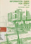Information guide for staff [1981-82]
