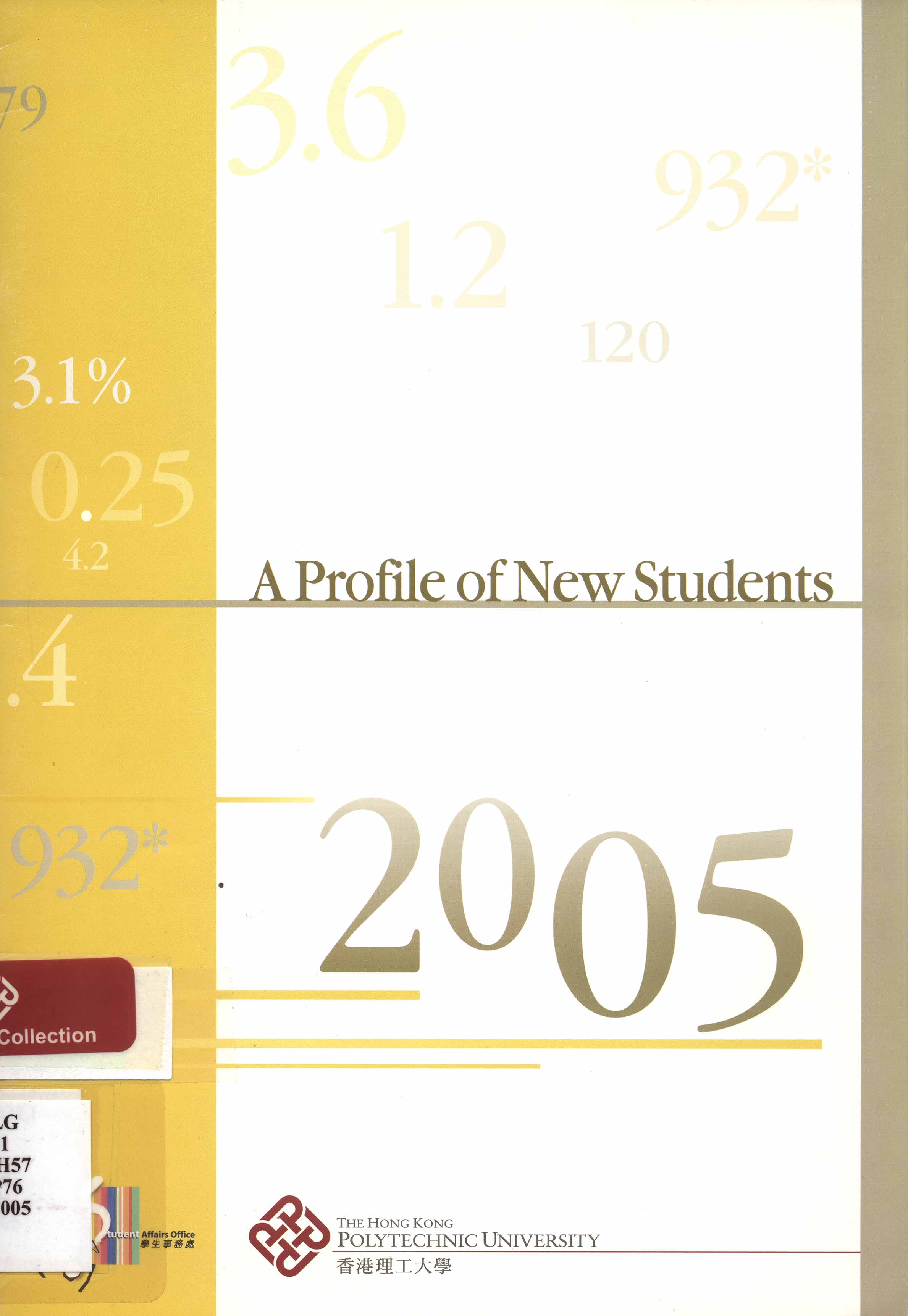 A Profile of new students [2005]