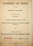 Statistics of trade at the port of Swatow, for the period 1863-1872