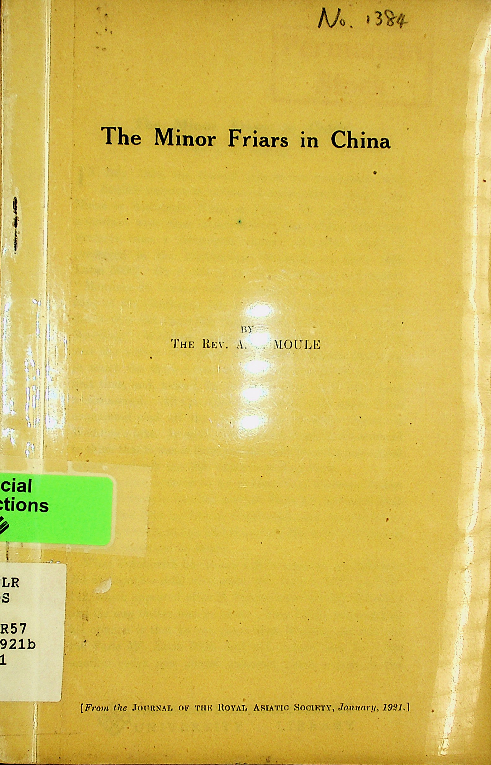 The minor friars in China