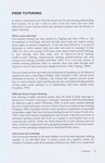 Implementing peer tutoring in higher education : case studies, experience and practice
