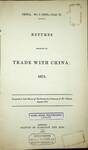 Returns relative to trade with China : 1875