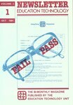 Education technology newsletter v.3 [Oct 1984 - Jun 1987]