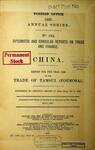 China : report for the year 1886 on the trade of Tamsui (Formosa)