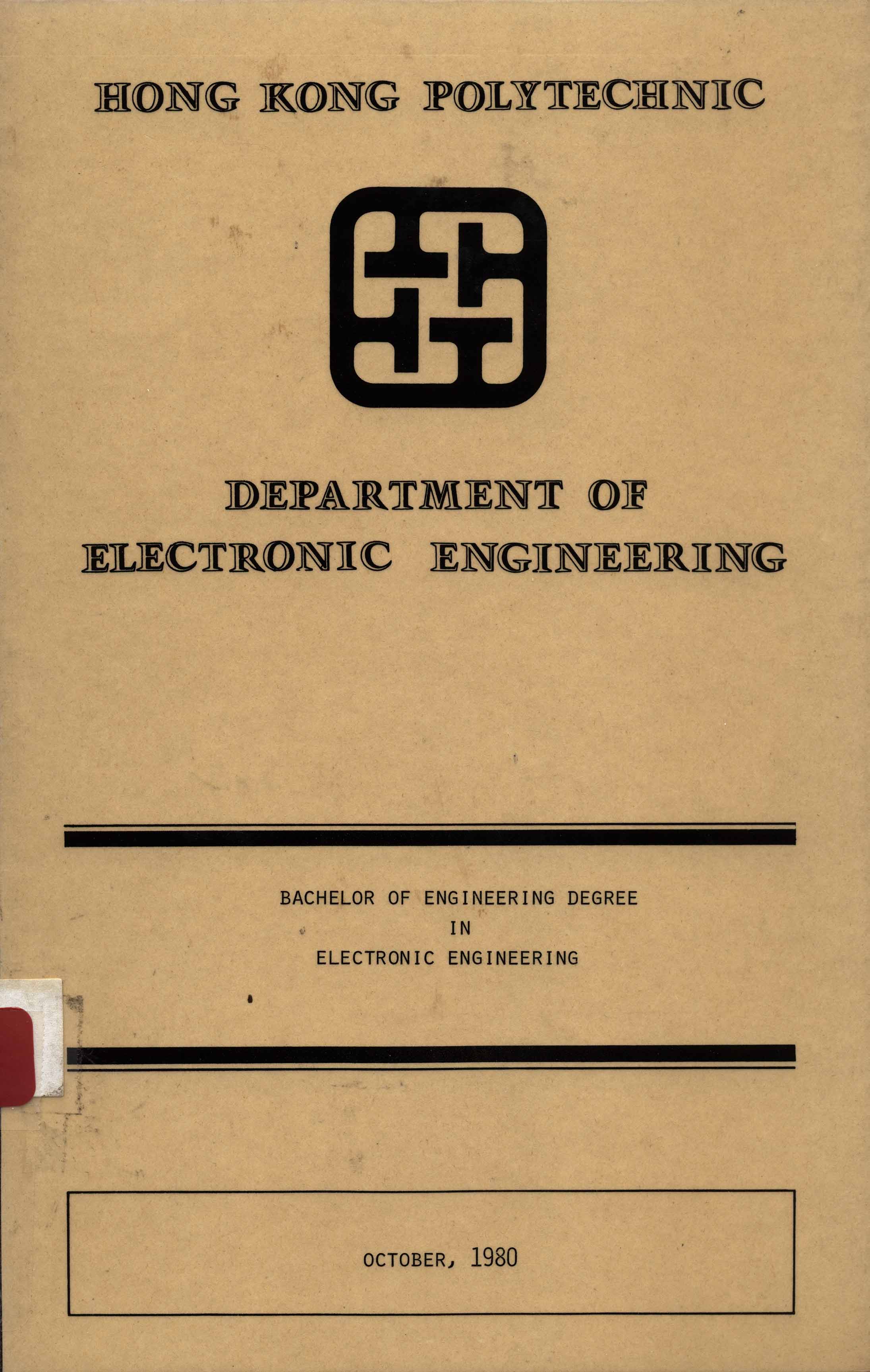 Bachelor of Engineering degree in Electronic Engineering