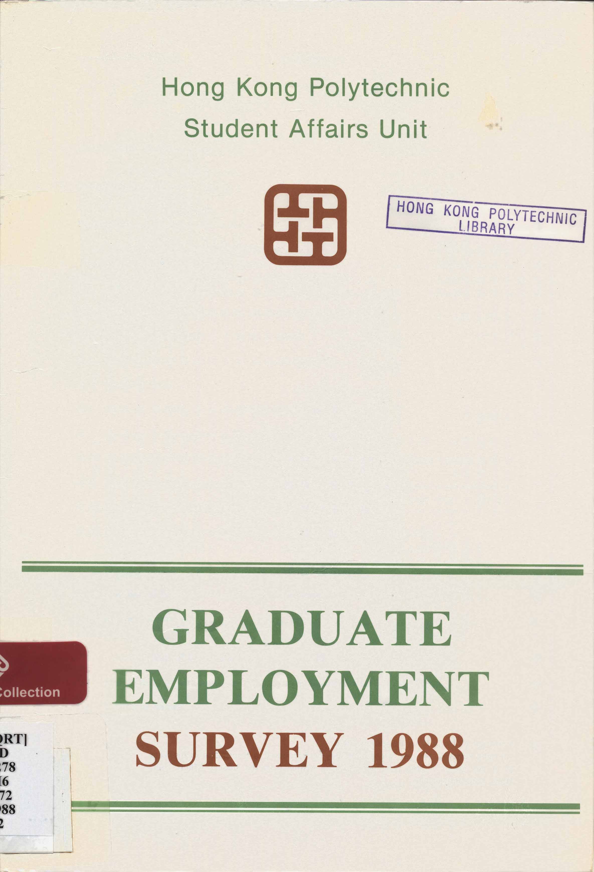Graduate employment survey 1988